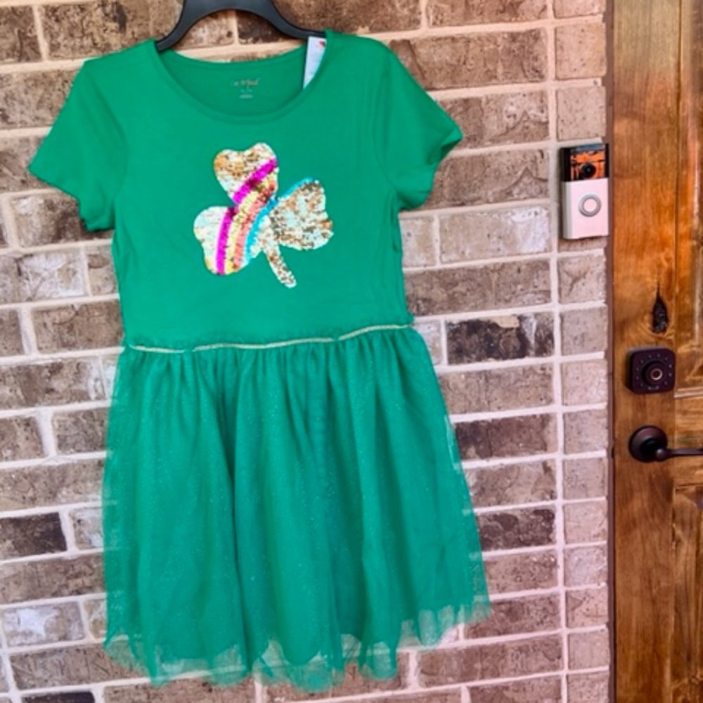 Saint Patty's Day Dress NWT Girls XXL